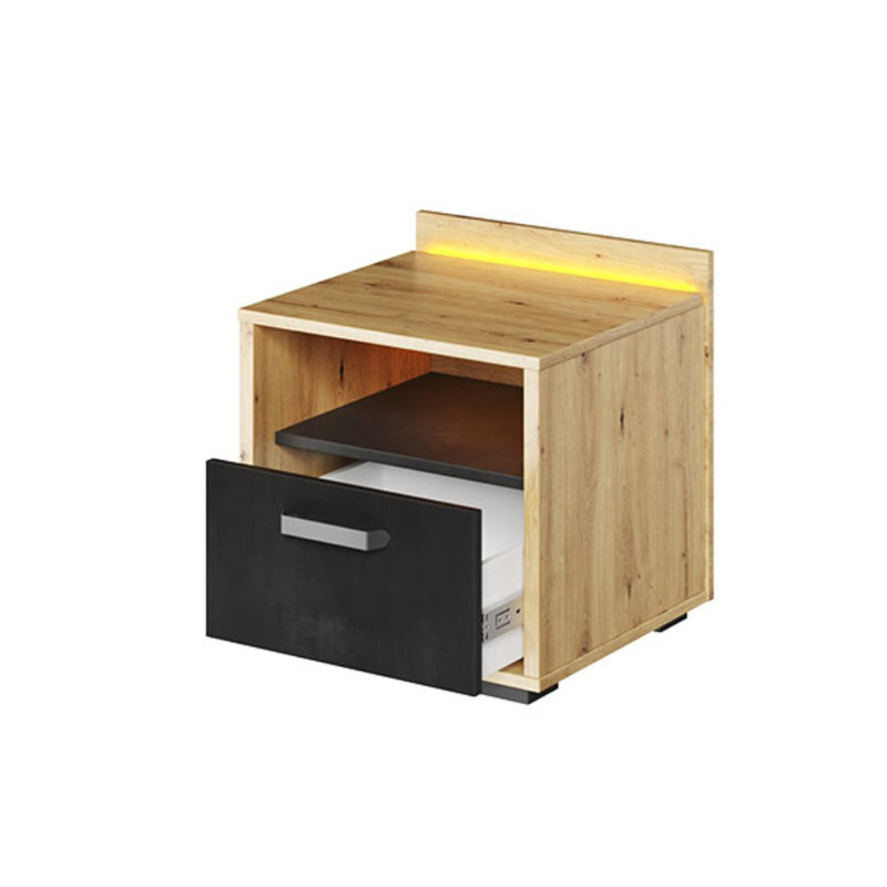 Ampere 1 Drawer Nightstand