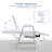 Inbox Zero Recliner Tattoo Chair with Headrest, Adjustable Spa Massage Bed with Storage Shelf-12560980