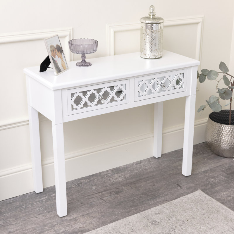 Akhtar 90cm Console Table, White