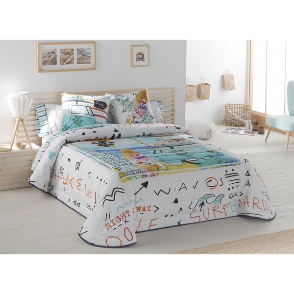 Duvet Cover Set Queen Size Sea Level Waves Luxury Soft Bedding Set Comforter  Cover 