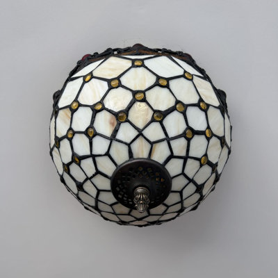 Tiffany Glass Flush Mount