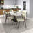 Ojani Leather Dining Chair with Open Back Design and Waterfall Seat Edge-1887407956