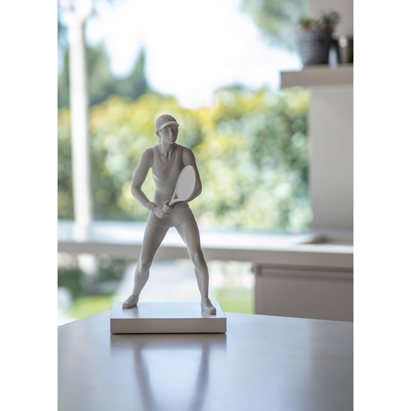Lady Tennis Player Figurine