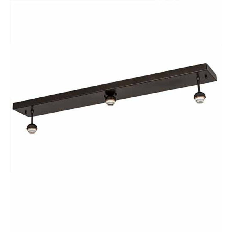 Sierra Prairie Mission 3 - Light Semi Flush Mount