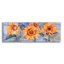 «Sunflowers VI» par Sharon Pitts, art mural en verre acrylique