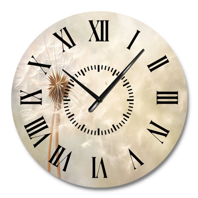 Horloge murale White Dandelion