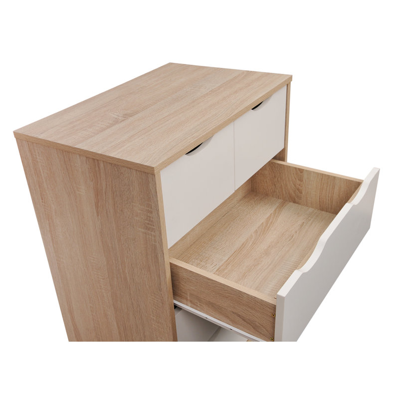 Bohl 5 - Drawer Chest of Drawers, Oak/White