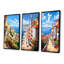 Magnifique paysage en Italie - ensemble de 3 reproductions d'art mural en Italie-460782025-460782026
