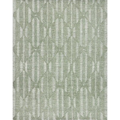 Hazen Handmade Wool Geometric Area Rug