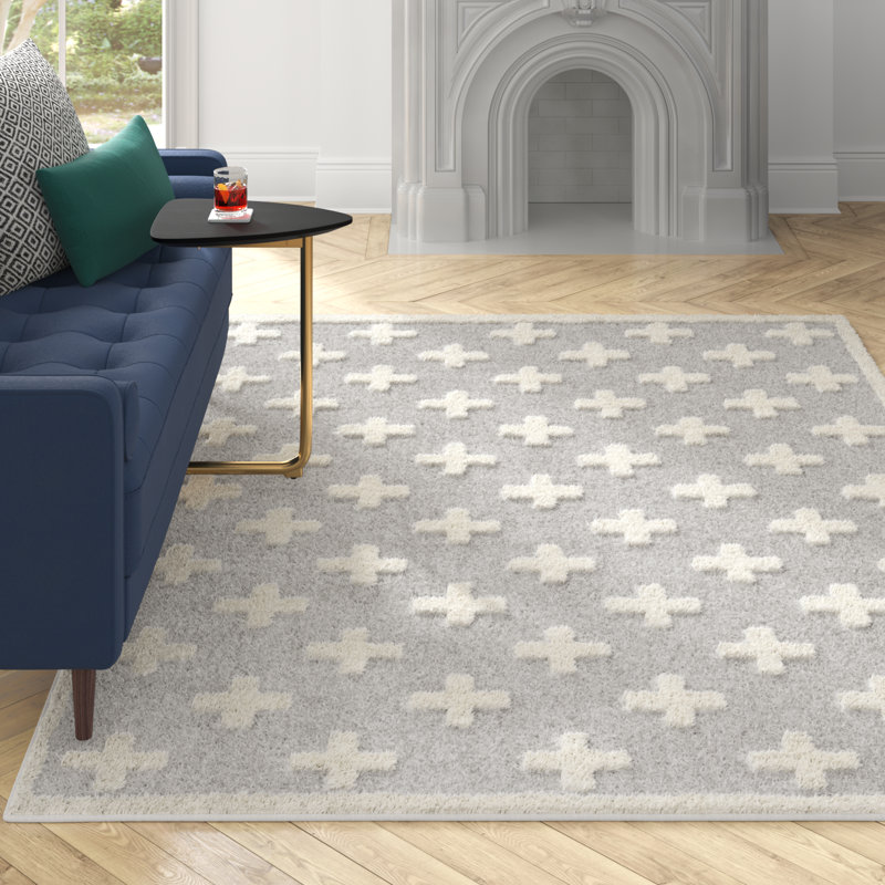 Watlington Geometric Indoor Rug, Rectangle 6'7" x 9'