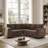 L-Shaped Sectional Sofa Bed with Storage and Pull-Out Sleeper-2145805600