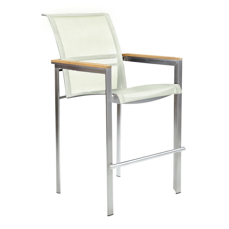 Tivoli Outdoor Bar Stool, No, Cream