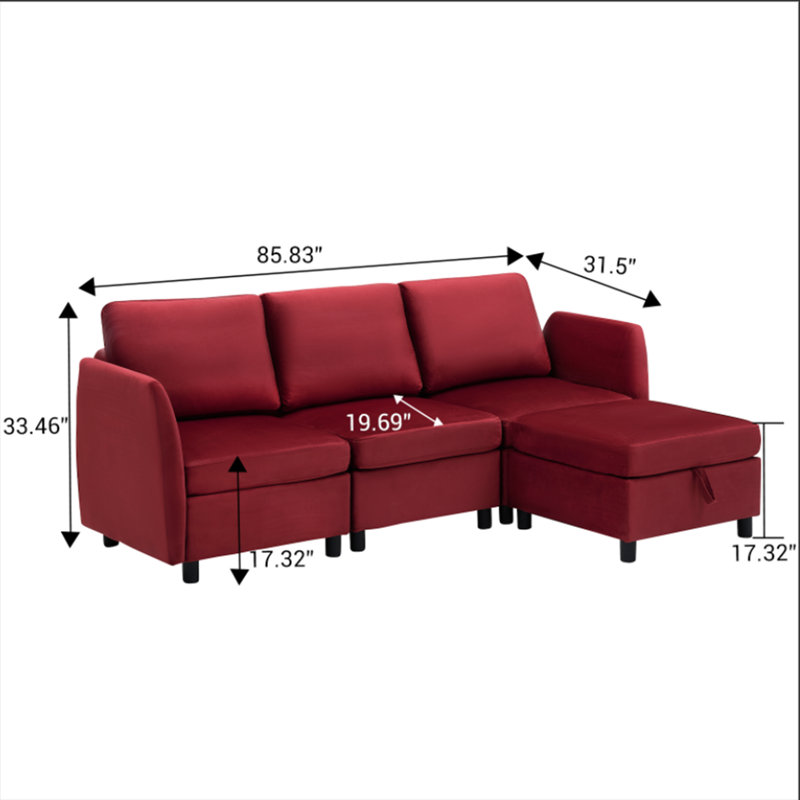 6-Person Sectional Couch With Storage Modular Couch Sectional Couches For Living Room Modular Sectional Sofa Sleeper Sofa Convertible Sleeper Couch Sectional Sofa Velvet Sectional Sofa Lounge Sofa Sectional With Storage And Ottoman Conversation Pit Couch