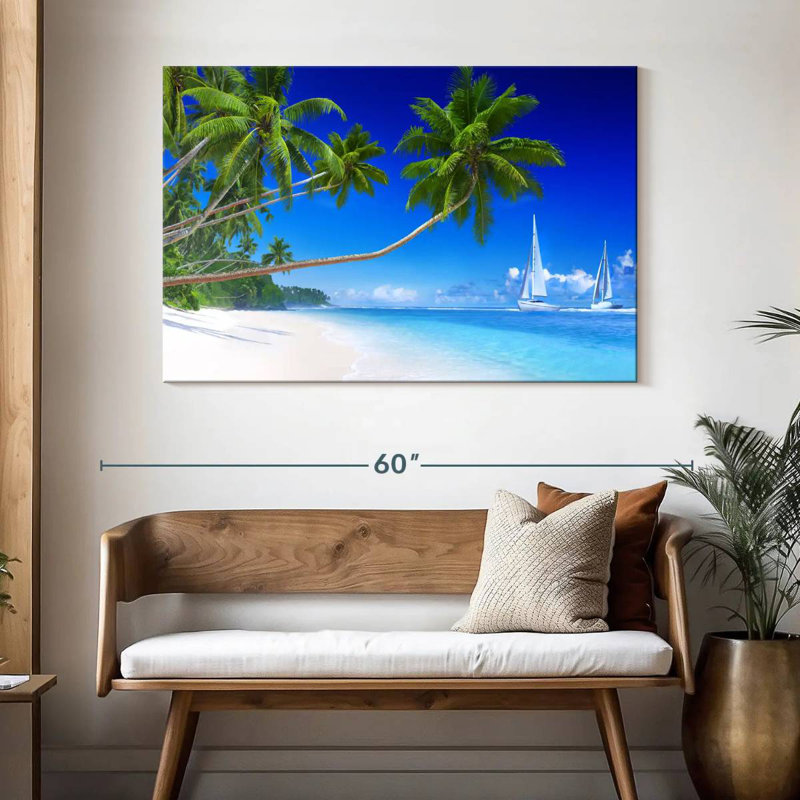 Gillard Seaside Palms, H 32 po x l 48 po