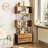 Midhat Geometric Storage Bookcase with 3 Drawer