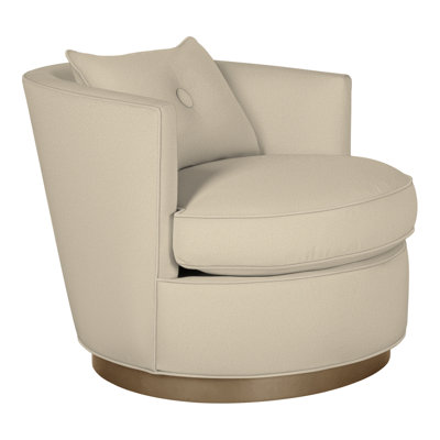 Bernadette By Michael Weiss Swivel Barrel Chair