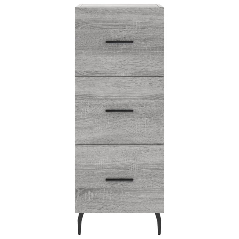 Muhtasim 3 - Drawer Rectangle Accent Chest, Grey Sonoma