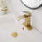 Single-Hole Single-handle Bathroom Faucet with Drain Assembly