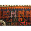 Late 19th Century Small Scatter Size Antique Tribal Afghan Baluch Square Rug
