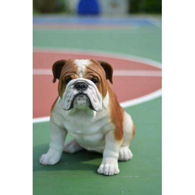 Statue de bouledogue