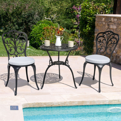 Outdoor 3-piece Bistro Set with 1.4