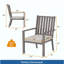 Ensemble de 2 chaises de patio en aluminium toutes saisons avec coussins et structure épais-2011235215-2011235212