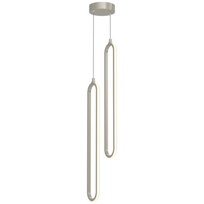 Luminaire suspendu à 2 lumières DEL Zanaia
