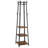 Coat Rack, Coat Stand With 3 Shelves, Hall Tree Free Standing With Hooks For Scarves, Bags, Umbrellas, Steel Frame, Industrial Style, For Entryway, Living Room