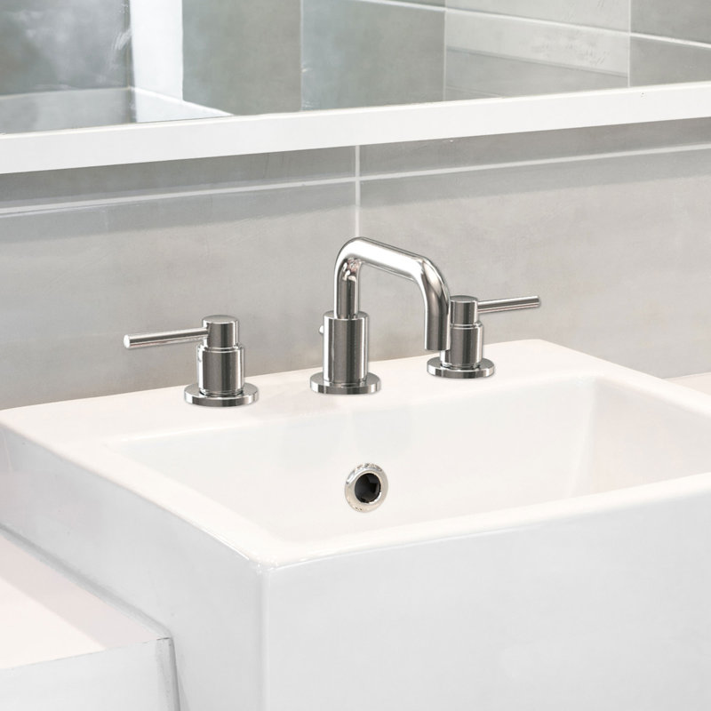 Robinet de salle de bain espacé avec ensemble de drain Motegi