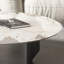 Ensemble de tables basses rondes en marbre blanc-129101445-129101448