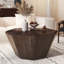 Table basse 31,5 "octogonale en bois d'hévéa pour salon, chambre à coucher-352461044