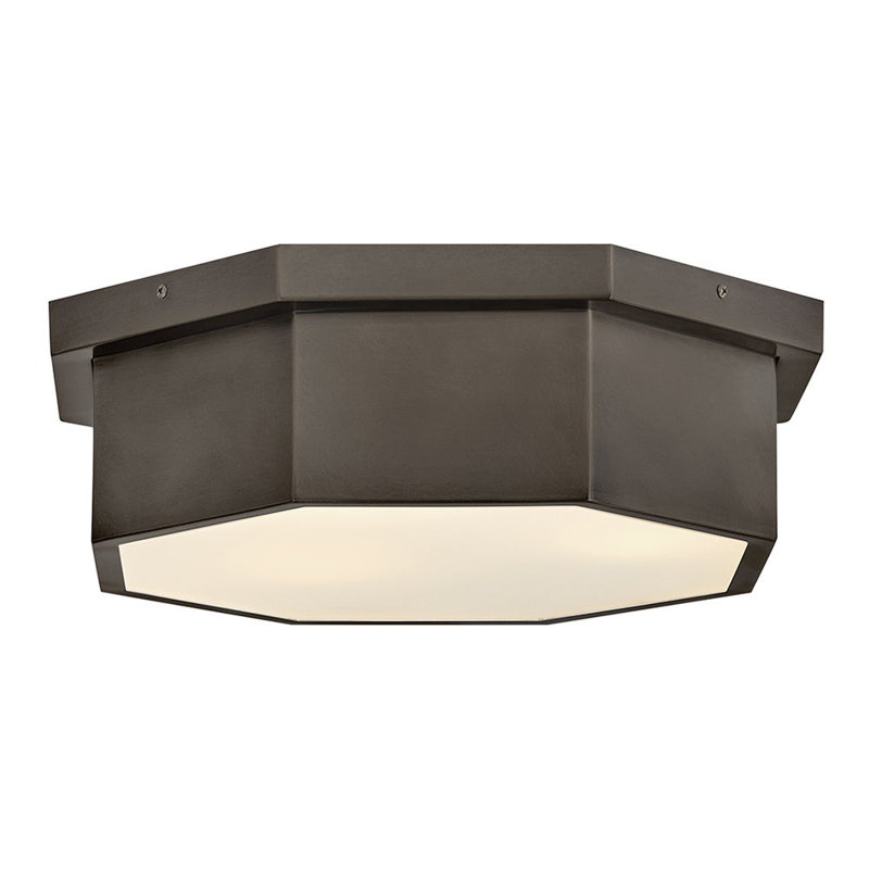 Facet 3 - Light Flush Mount, Black Oxide