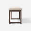 Banc rembourré moderne avec banc intérieur de 48 pouces pour hall d'entrée, couloir, salon, salle à manger, chambre à coucher, moderne et décoratif - blanc, crème-743763617