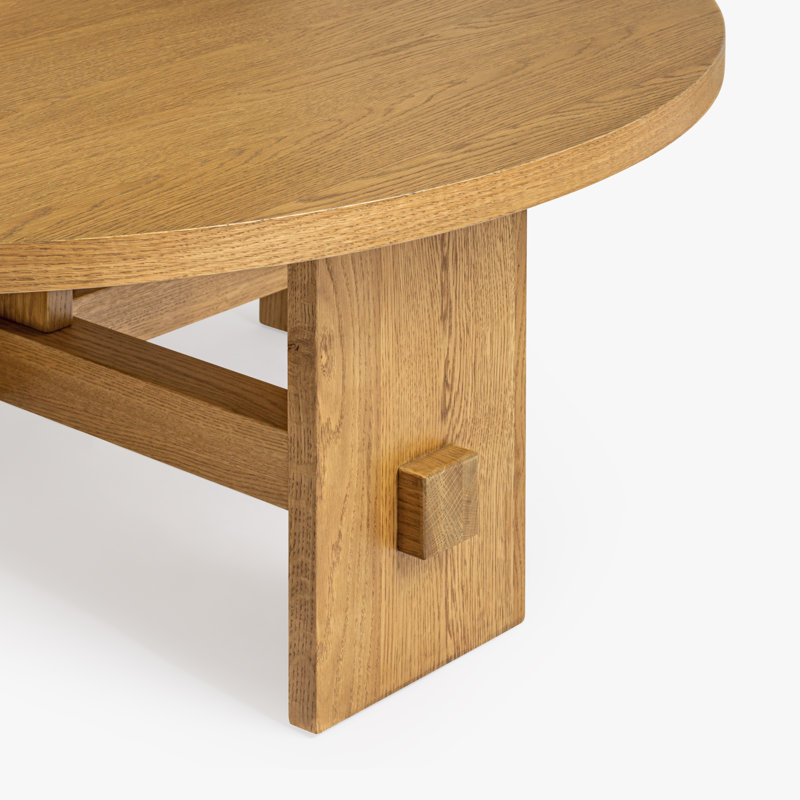 Santo Solid Wood Single Coffee Table, 16" H x 46" L x 46" W