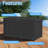 180 Gallon Wood-grain Style Lockable Deck Box, Water Resistant Resin-125904230
