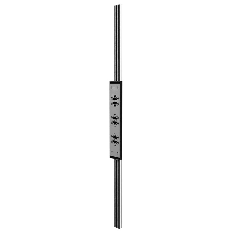 Avenue Outdoor Black Wall Sconce, 68" H x 5" W x 3" D