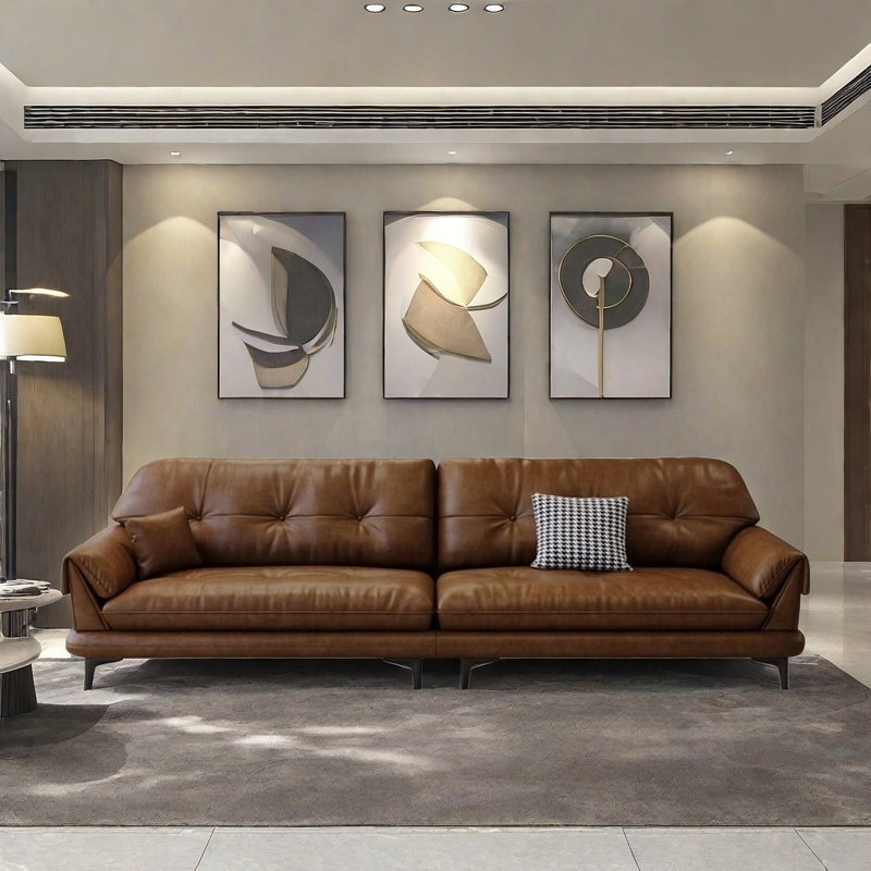 Canapé American Retro, H 33,86 po x l 66,93 po x P 38,58 po