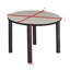 Plateau de table Kee, 4 chaises empilables Zeng-51311004-51311007-84166837