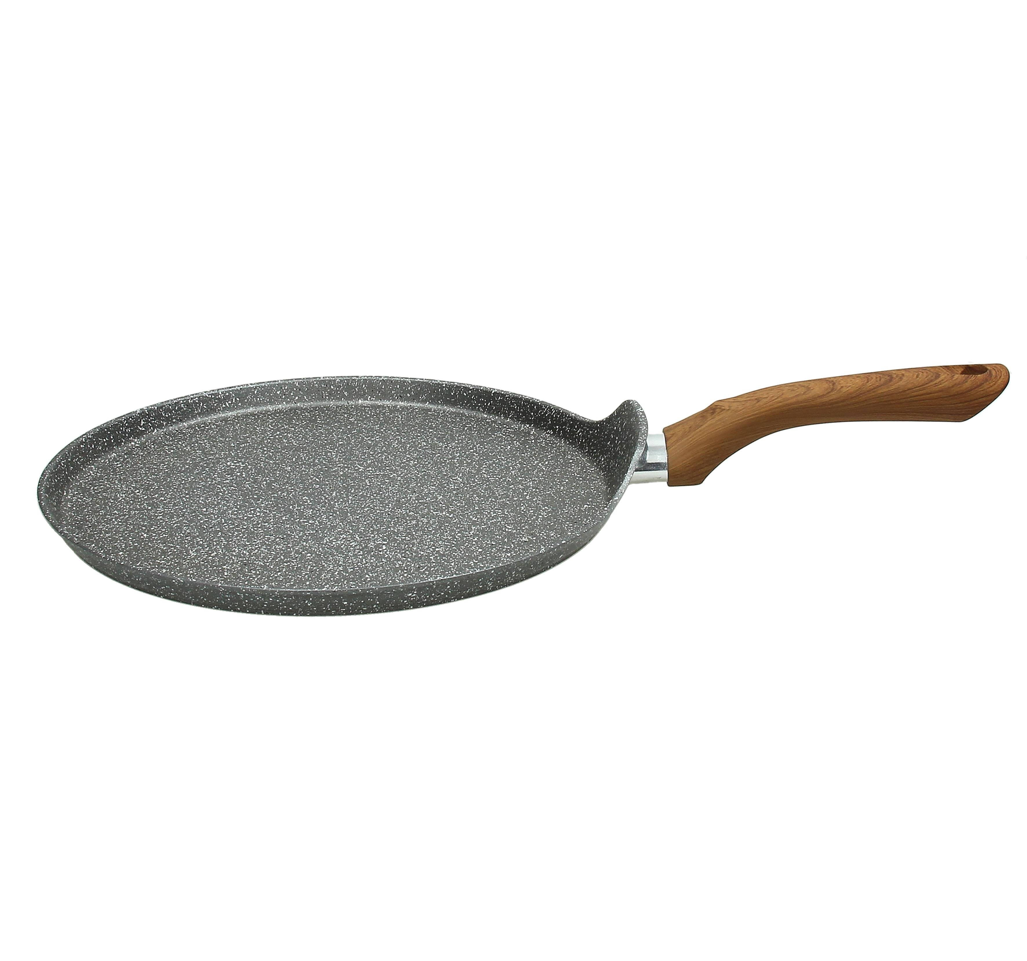 Tognana Wood & Stone Gray Metallic Frying Pan Set (2-Piece