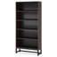 Organisateur de bibliothèque 70,87 "à 5 niveaux en bois de santal pour salon, bureau, chambre à coucher