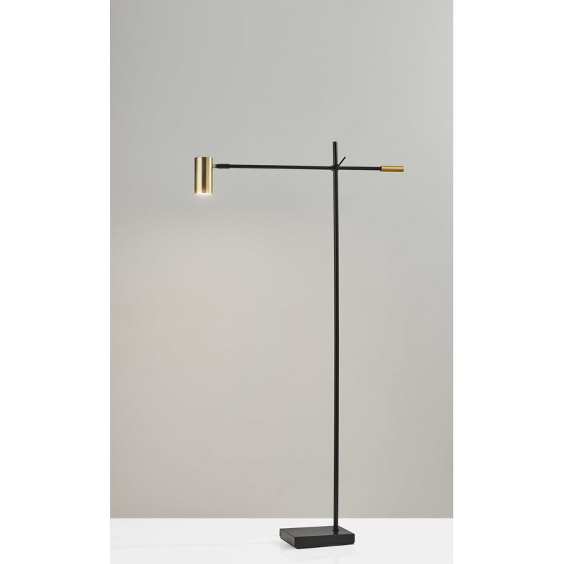 63'' LED Task Floor Lamp, Black