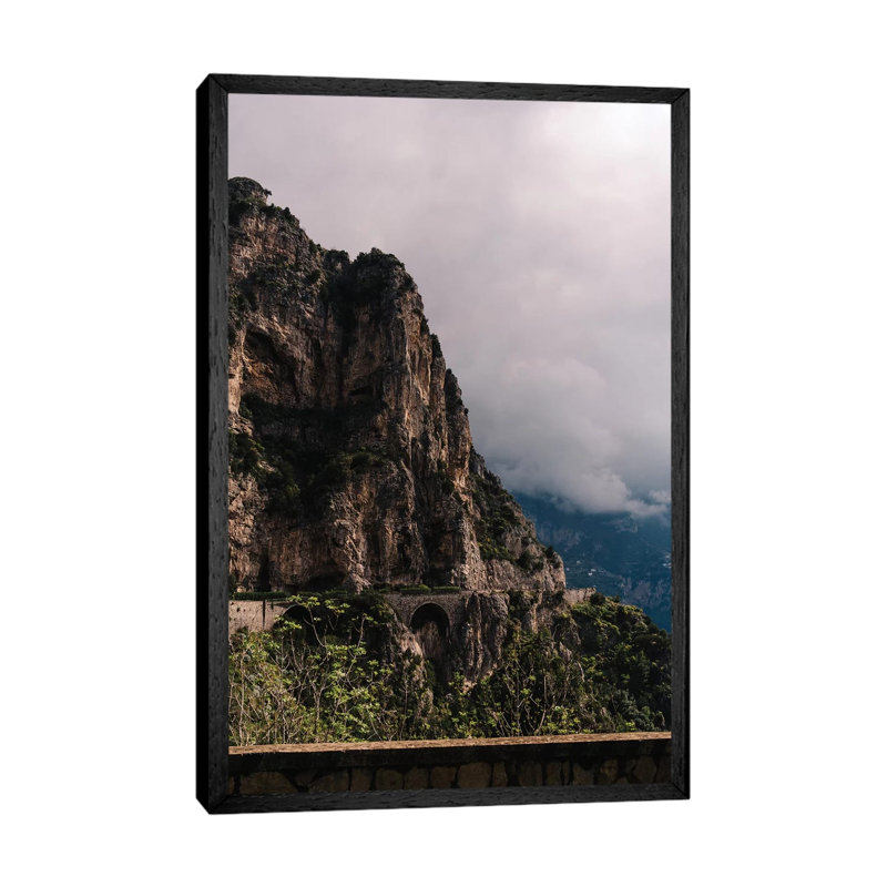 Amalfi Coast Drive III by Bethany Young - Print on Canvas, Black Framed, 101.6cm H x 66.04cm W x 3.81cm D
