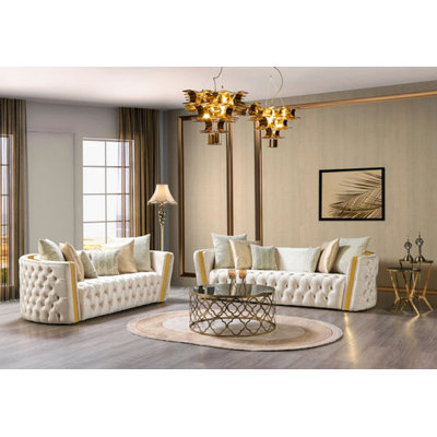 Josaih 2  Piece Living Room Set