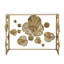 Console 39,5 po x 12 po x 30,5 po, finition dorée avec plateau en miroir pour hall d'entrée 39,5 po x 12 po 30,5 po