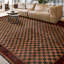 Tapis brun de haute qualité noué à la main