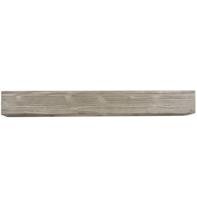 72" Rustic Wood - Home Decor Wall Shelf Mount Gray Tool