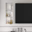 Niche de douche à 3 niveaux en acier inoxydable blanc, sans carrelage nécessaire : dimensions : 30,5 cm (L) x 91,5 cm (H) x 10 cm (P). Installation verticale ou horizontale.-117437282
