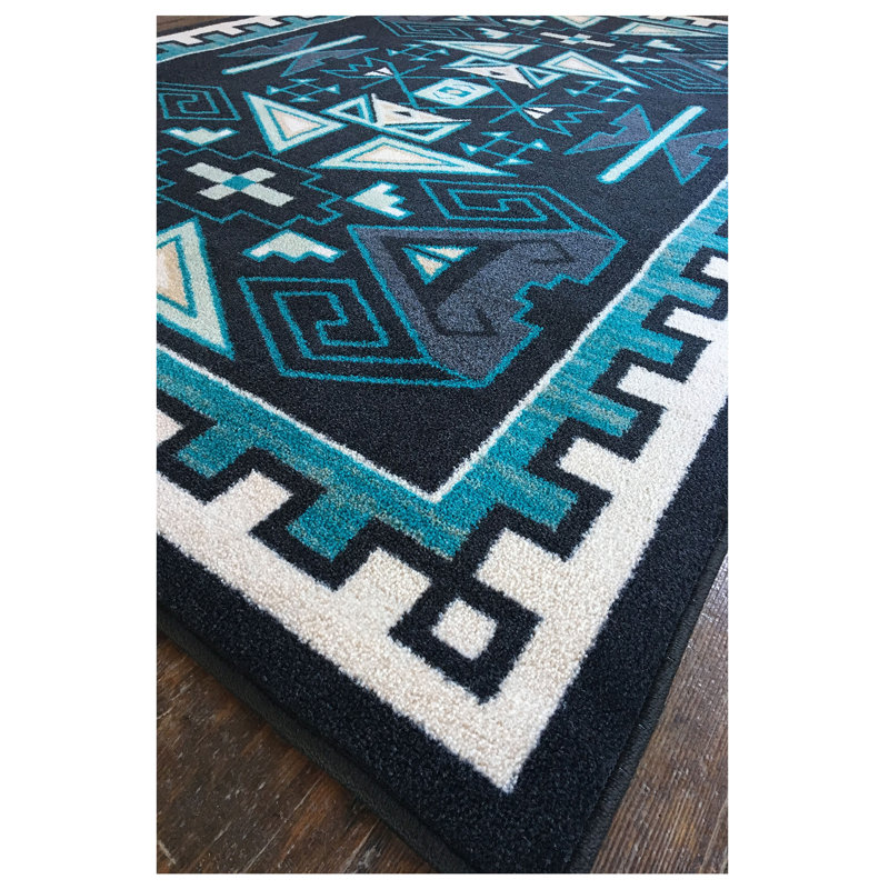 Marydel Southwestern Indoor Rug, Round 8'
