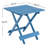 Folding Square Table Patio Outdoor Solid Wood Table For Backyard, Balcony, Portable Design Space-1805035650