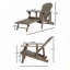 Chaise Adirondack d'extérieur en bois-330986076